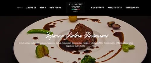 Ristorante Takada - Fusion Food Singapore (Credit: Ristorante Takada)