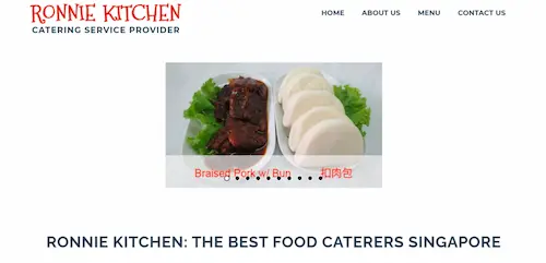 Ronnie Kitchen - Vegetarian Catering Singapore 