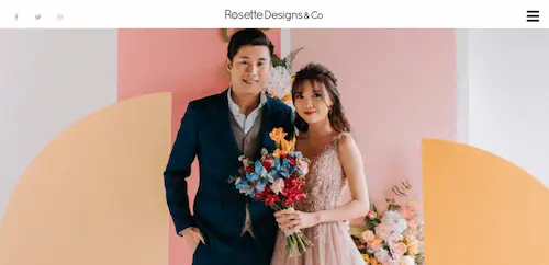 Rosette Design & Co - Wedding Planners Singapore 