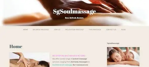 SG Soulmassage  - Home Massages Singapore