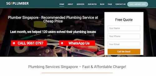 SG1 Plumber - Water Heater Repair Singapore