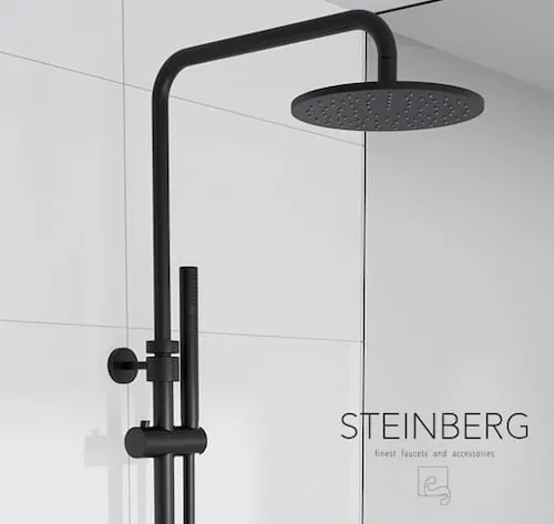 STEINBERG 100 2721 Shower Set - Rainshower Set Singapore (Credit: STEINBERG)