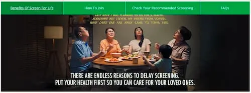 Screen for Life screenings-Health Screening Singapore