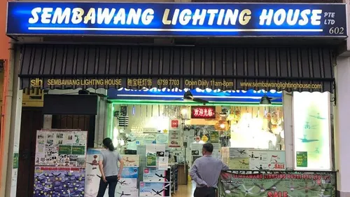 Sembawang Lighting House - Lighting Shop Singapore (Credit: Regal Lighting)