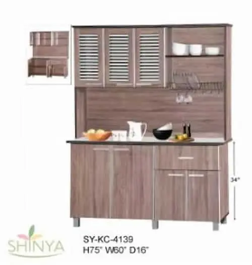 Shinya Tall Kitchen Cabinet   - Kitchen Cabinet Singapore