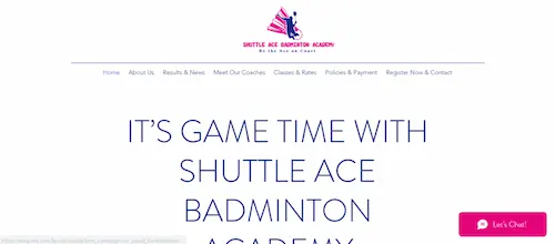 ShuttleAce Badminton Academy - Badminton Class Singapore