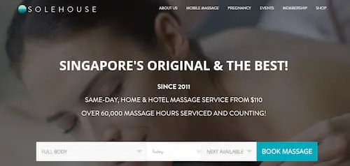 Sole House  - Home Massages Singapore