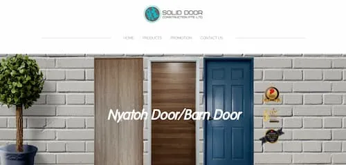 Solid Door Construction Pte Ltd - Nyatoh Doors Singapore (Credit: Solid Door Construction)