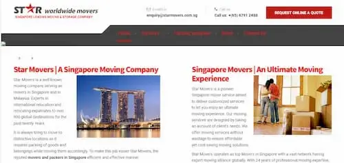 Star Movers - Relocation Services Singapore 