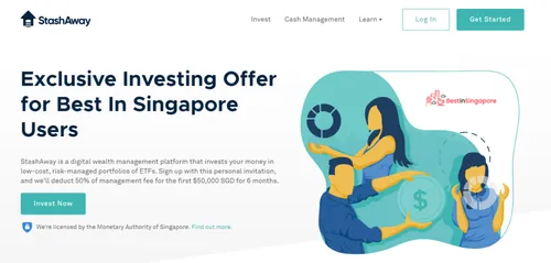 StashAway - Robo Advisor Singapore (Credit: StashAway) 