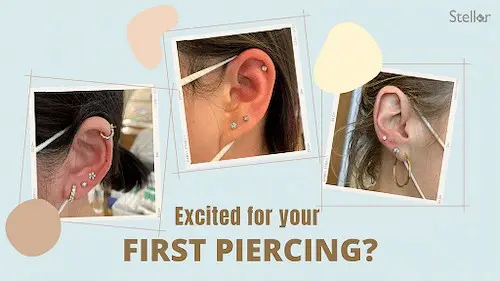 Stellar Silver Ear Piercing - Ear Piercing Singapore