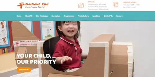 Sunshine Kids Care Centre - Infant Care Singapore