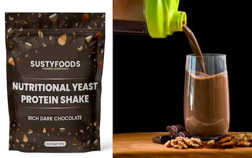 Sustyfoods Nutritional Yeast Protein Shake – Dark Chocolate Flavour - Protein Powder Singapore