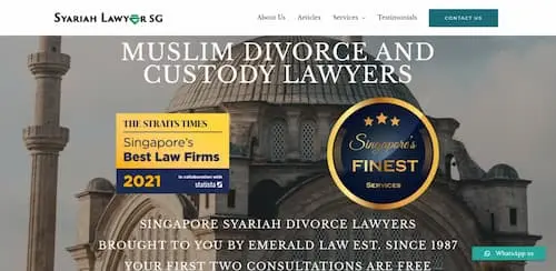 Syariah Lawyer SG by Emerald Law - Syariah Lawyer Singapore 