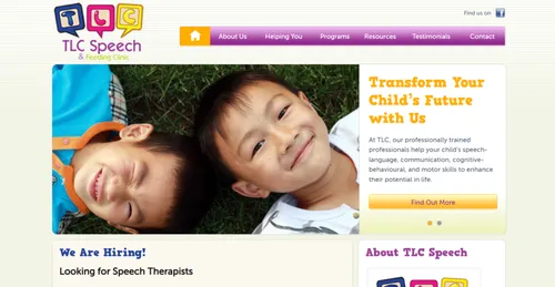 TLC Speech Clinic - Speech Therapist Singapore (Credit: TLC Speech Clinic) 