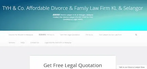  Tam Yuen Hung & Co.  - Divorce Lawyer KL Selangor (Credit: Tam Yuen Hung & Co.)  