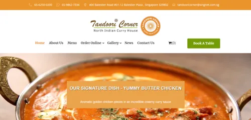 Tandoori Corner - Indian Restaurant Singapore (Credit: Tandoori Corner) 