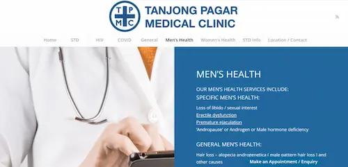 Tanjong Pagar Medical Clinic - Men's Health Clinic Singapore