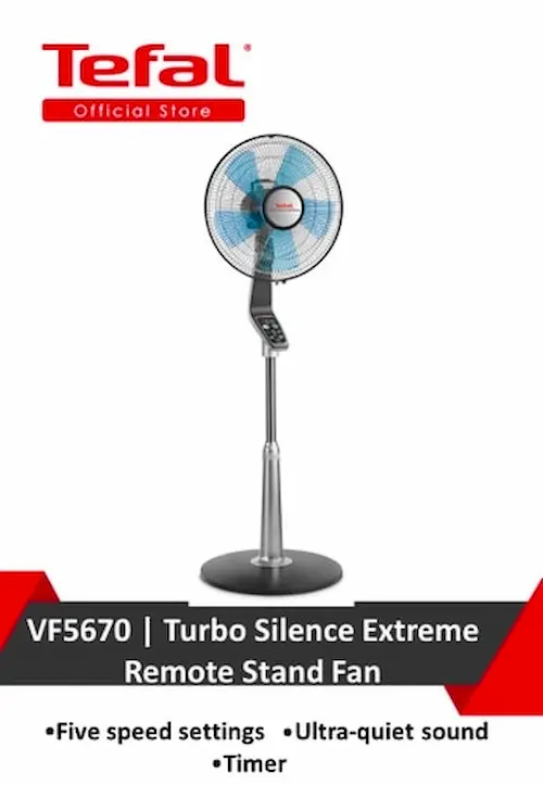 Tefal Turbo Silence - Standing Fans Singapore 