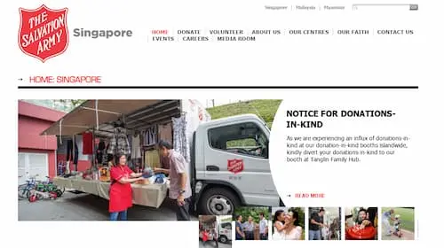 The Salvation Army - Thrift Stores Singapore