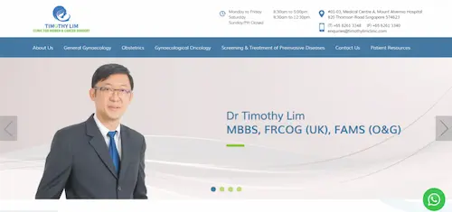 Timothy Lim Clinic - Oncologist Singapore 