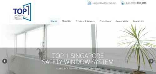 Top 1 Window - Window Contractor Singapore (Credit: Top 1 Window) 