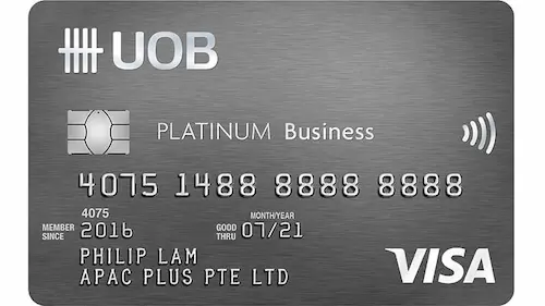  UOB Platinum Business Card - Corporate Credit Card Singapore  