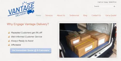 Vantage Delivery - Furniture Delivery Service Singapore (Credit: Vantage Delivery)