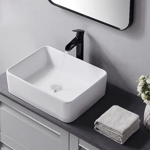 Vccucine Above-Counter Bathroom Sink - Toilet Sink Singapore