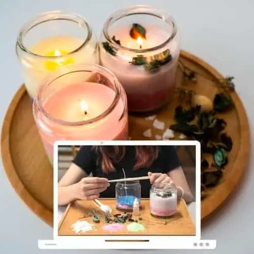 Virtual Candle Making - Virtual Workshop Singapore