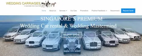 Wedding Carriages Singapore - Limousine Service Singapore