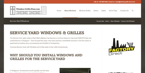 Window-Grille-Door - Window Contractor Singapore (Credit: Window-Grille-Door) 