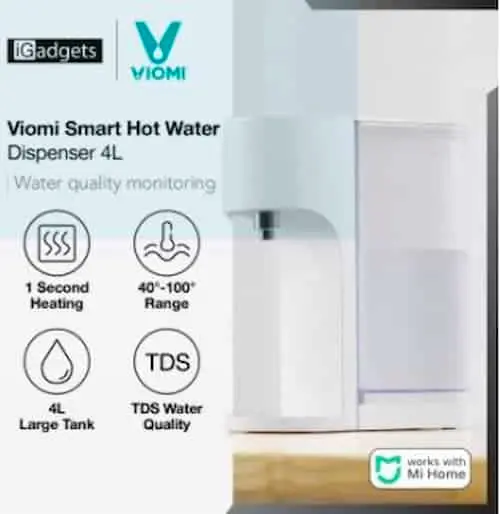 Xiaomi VIOMI 4L & 2L Smart Instant Hot Water Dispenser  - Water Dispenser Malaysia  