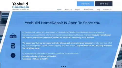 Yeobuild Home Repair - Stove Repair Singapore