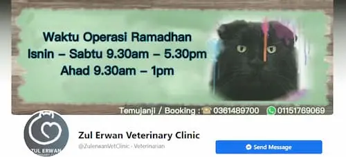  Zul Erwan Veterinary Clinic  - Vet Clinic Malaysia 