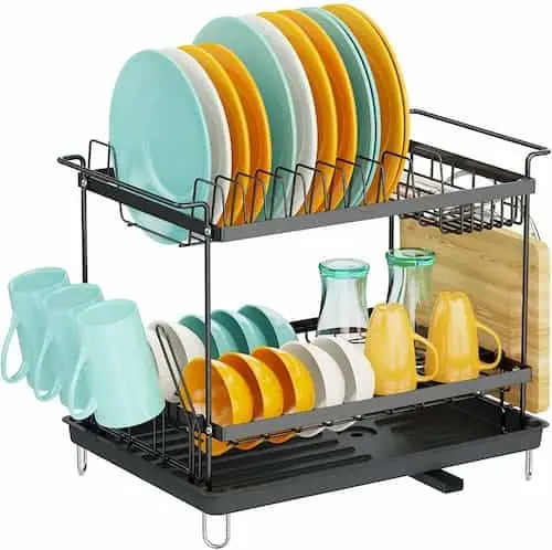 iSPECLE Stainless Steel Two-Tier Dish Rack - Dish Rack Singapore