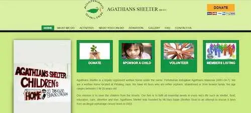 Agathians Shelter - Non Profit Organizations KL Selangor