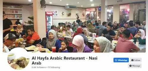 Al Hayfa Arabic Restaurant - Arabic Restaurants Johor Bahru