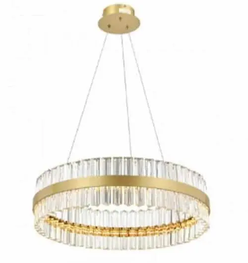 Allie Multi-tiered Cascading Gold Crystal Chandelier - Chandelier Singapore