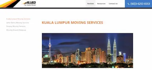 Allied - Best Furniture Moving KL Selangor (Credit: Allied)