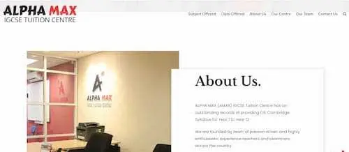 Alpha Max IGCSE Tuition Centre - Online Tuition Malaysia