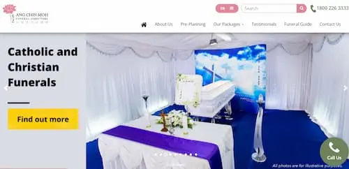 Ang Chin Moh - Catholic Funeral Singapore