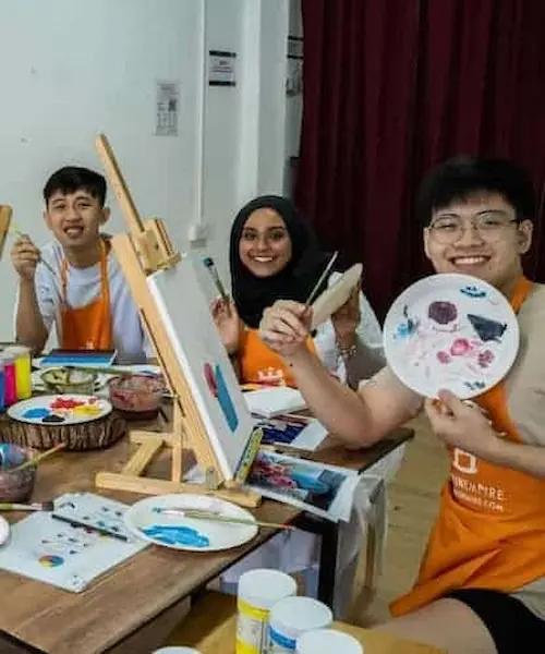 Art Jamming Workshop - Family Bonding Singapore (Credit: FunEmpire)