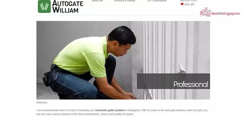  Autogate William - Auto Gate Repair Singapore (Credit: Autogate William)