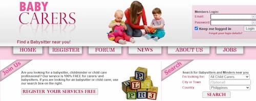 Baby Carers - Babysitter Singapore (Credit: Baby Carers)