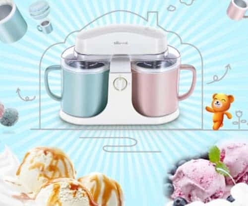 Bear Double Ice Cream Maker - Ice Cream Maker Malaysia (Credit: Bear Double) 