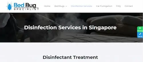 Bedbug Specialist - Car Fumigation Singapore