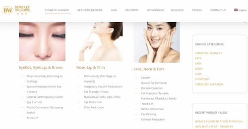 Beverly Wilshire Medical Centre - Plastic Surgery KL Selangor