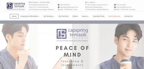  Capspring Temasik Financial Group Sdn Bhd - Financial Advisor Malaysia (Credit: Capspring Temasik Financial Group) 