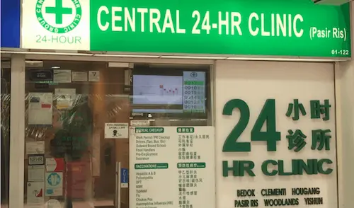 Central 24-HR Clinic Group (Pasir Ris) - 24 Hour Clinics Singapore